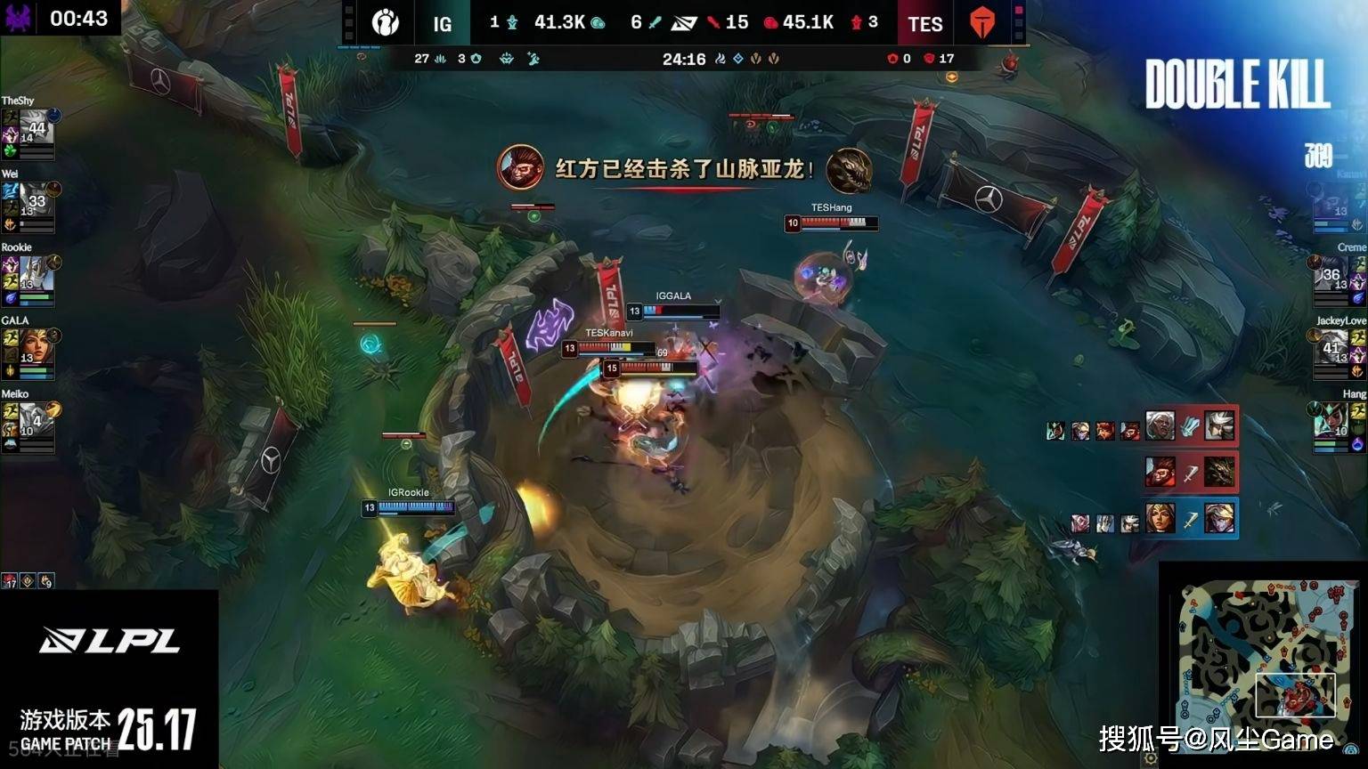 LPL冒泡赛最菜中单诞生!对线被爆团战隐身,生死局露露看呆观众