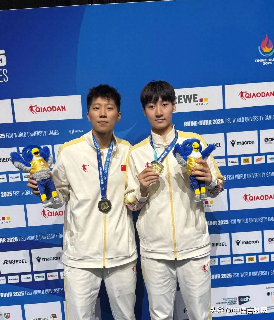 李星诺、赵若含!为国争光!