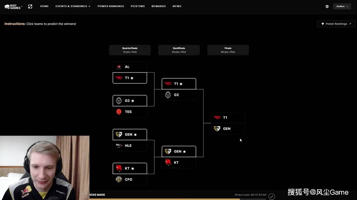 LOL传奇(qí)打(dǎ)野预測(cè)GEN夺冠!管澤(zé)元分析淘汰(tài)赛:滔(tāo)搏(bó)打(dǎ)G2是无敵(dí)的